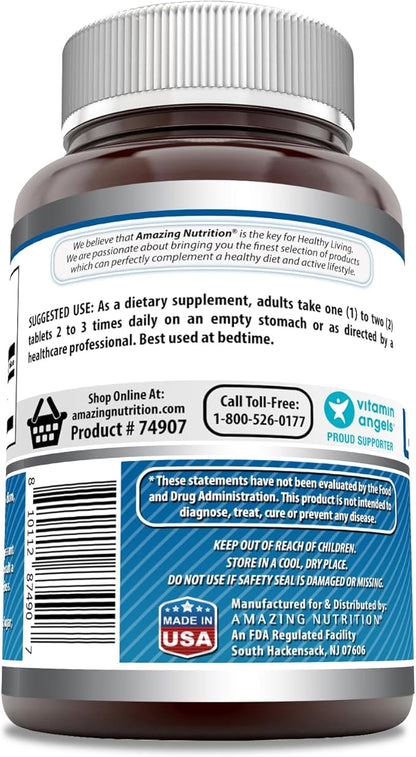 Amazing Formulas L-Tryptophan 1000mg Tablets Supplement (240 Count)