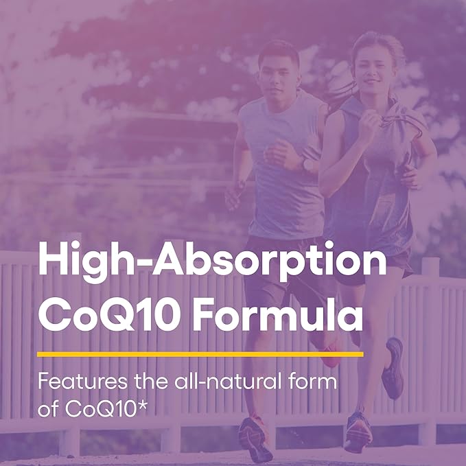 Natural Factors Coenzyme Q10 100 mg, Q10 Supplement 240 Softgels
