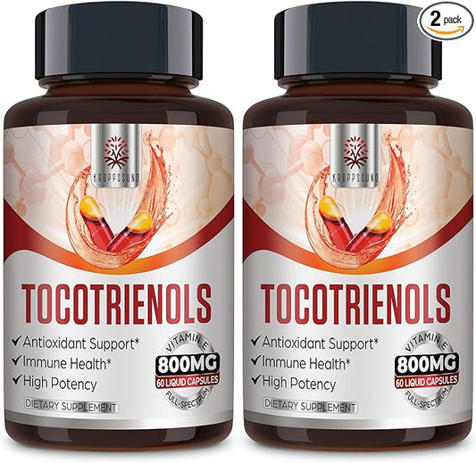 Tocotrienol Supplement Full Spectrum, Cutting-edge Fusion 800mg,Powerful Antioxidant,Cardiovascular,Highest -120 Liquid-Filled