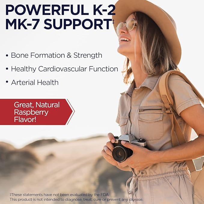 KAL Vitamin K2 MK7 ActivMelt 100 K2 MK7, MK7, Bone 60 Servings, 60 Micro