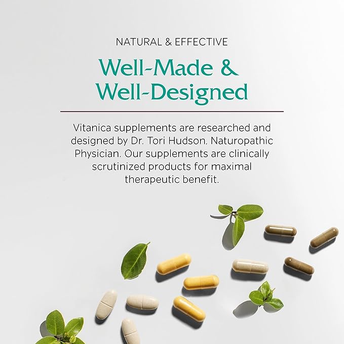 Vitanica Opti-Recovery, Pre & Post Surgery Support, Wound Care, BBL, Tummy Tuck, C Section & Postpartum Vitamin Essentials Healing Support, Scar, Shoulder, Hysterectomy, Breast & Lipo, Vegan, 60 Caps