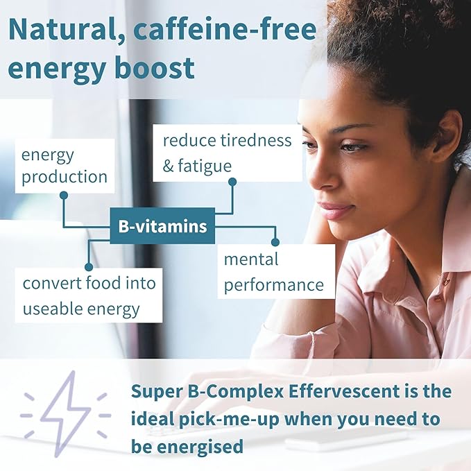Super B-Complex Liquid B-Vitamin Effervescent Drink, 120 Effervescent