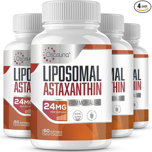 Liposomal 24mg Astaxanthin for MAX Absorption, 240 Softgels