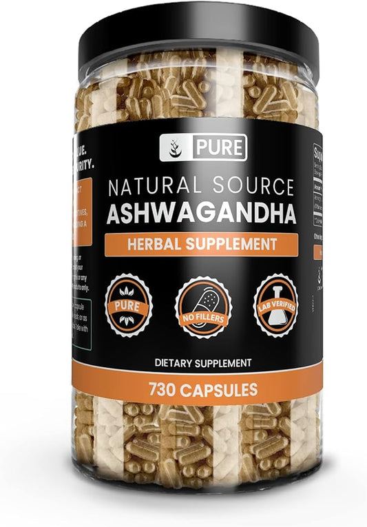 Pure Original Ingredients Ashwagandha (730 Capsules)