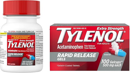 Tylenol Extra Strength Acetaminophen Rapid Release 100 ct