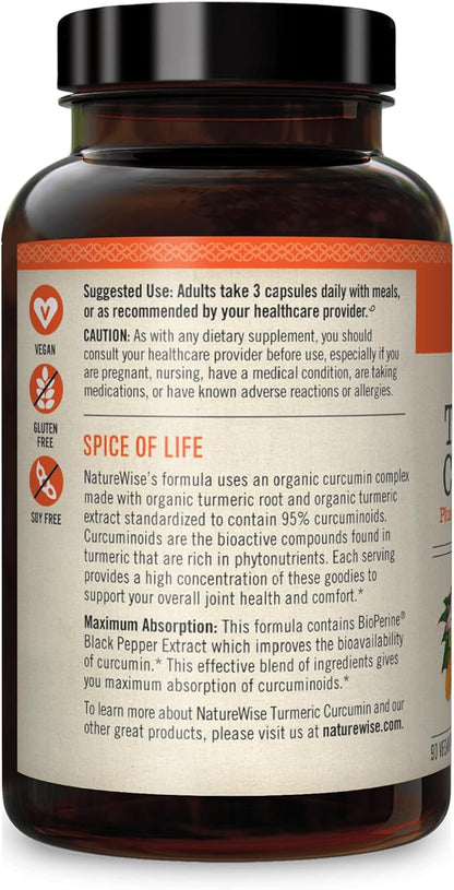 NatureWise Women's Multivitamin & Turmeric Curcumin 2250mg with 95% Curcuminoids