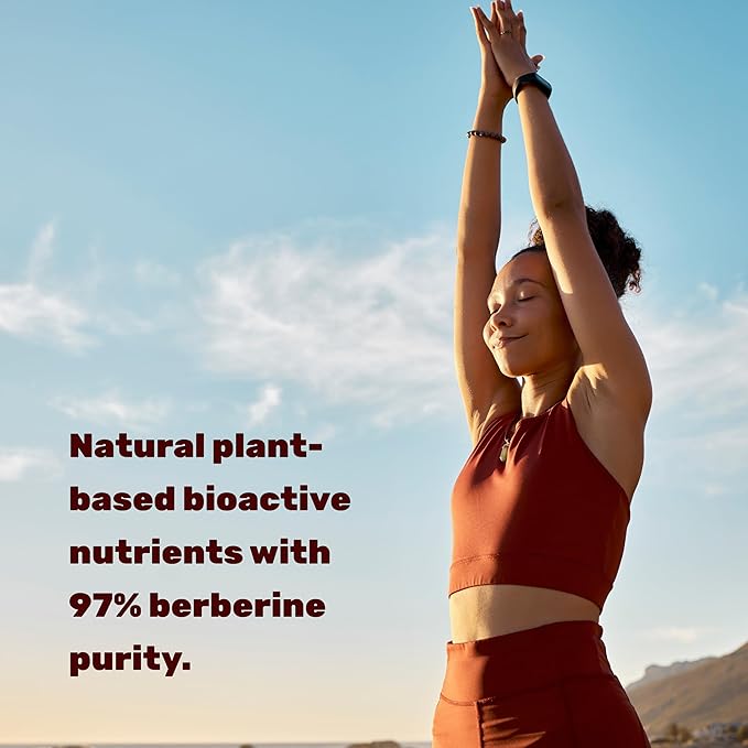 Berberine Max Supplement with Turmeric, 5,000mg 240 Veggie 97% Pure 25:1 Berberine
