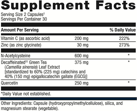 Metagenics Immune Active 200 mg 30 mg 60 Capsules