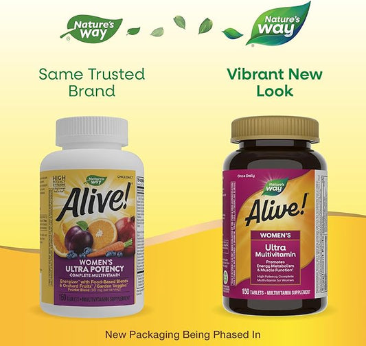Nature's Way Alive! Women's Daily Ultra B12, 150 150 Tablets
