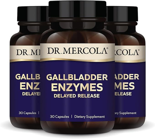 Dr. Mercola Gallbladder Enzymes Delayed Release, 90 Servings (90 Capsules),