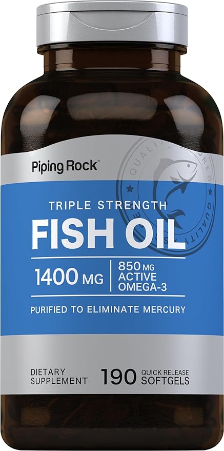 Piping Rock Fish Oil 1400 mg 3 | 190 Softgels