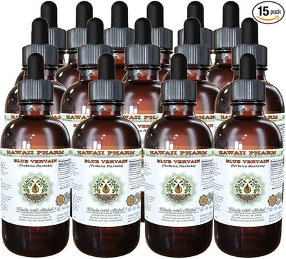 Hawaii Pharm Blue Vervain Alcohol-FREE Liquid 15x4 oz