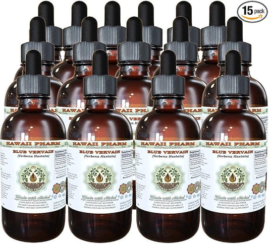 Hawaii Pharm Blue Vervain Alcohol-FREE Liquid 15x4 oz