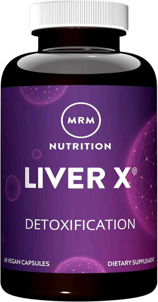 MRM Nutrition Liver X®| Detoxification | Daily Liver Support | Antioxidants | BIOSORBâ„¢ Milk Thistle Complex with 5X Absorption | 30 Servings