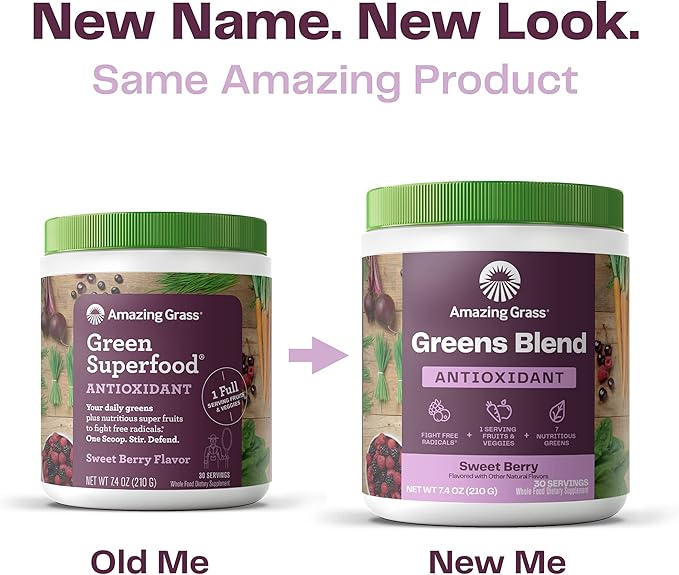 Amazing Grass Greens Superfood Antioxidant: Greens 100 Servings