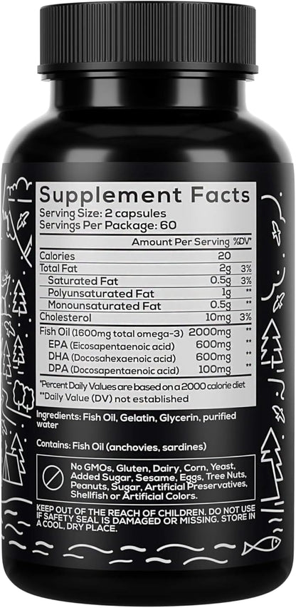 Wild Foods Omega 3 Fish Oil 120 Capsules (1 pk)