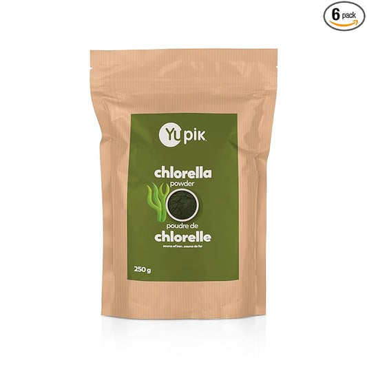 Yupik Chlorella Powder, 8.8 oz (Pack of 6)