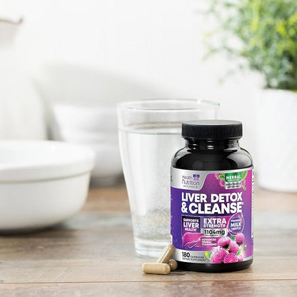 Gentle Liver Cleanse Detox & Repair Formula 180 Capsules