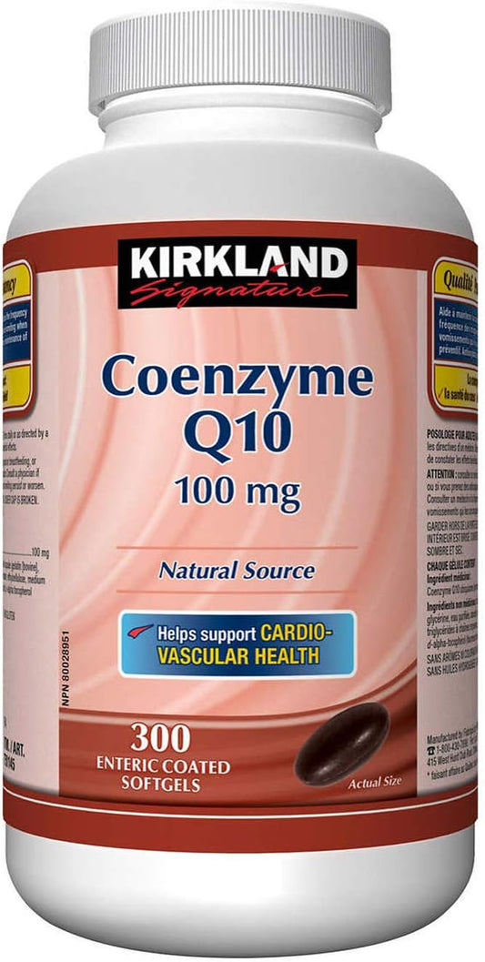 Kirkland Coenzyme Q10, 100mg, 300 enteric