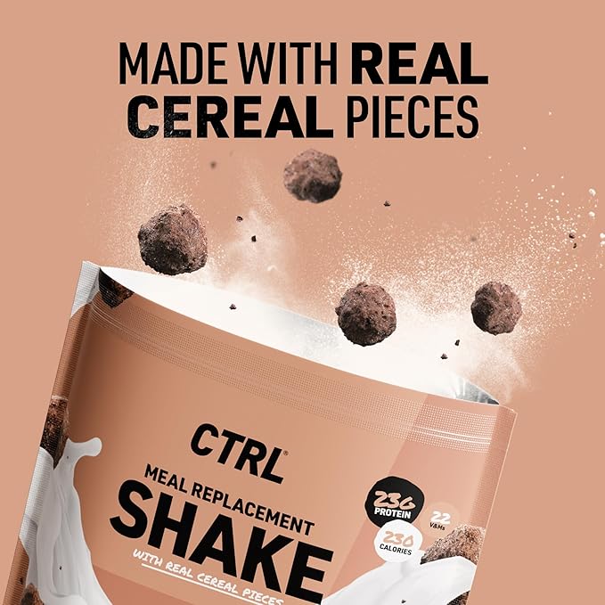 CTRL Meal Replacement Shake with Real 15 Servings 23g of 8 Grams 22 Vitamins 1g Sugar