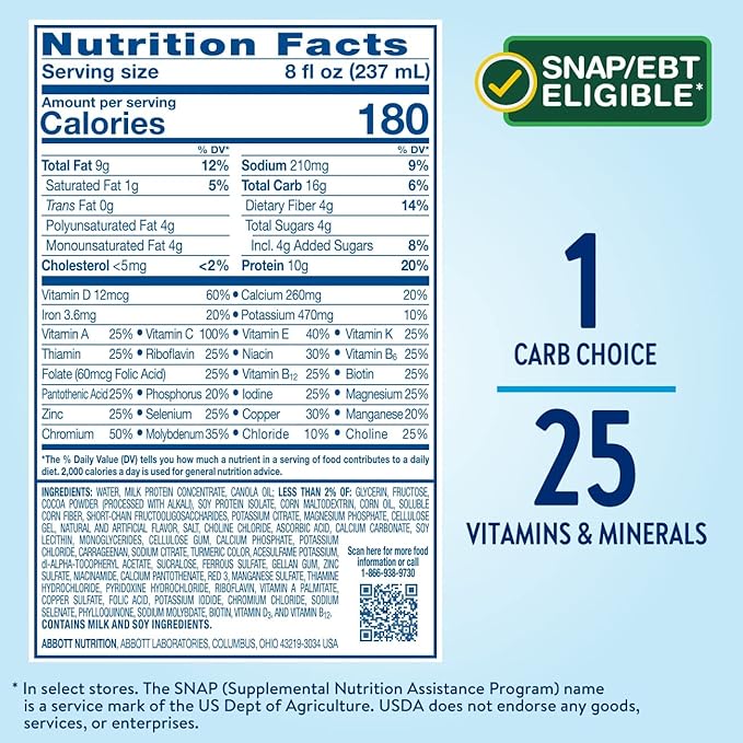 Glucerna, Diabetes Nutritional Shake, To Help 8 fl 24)