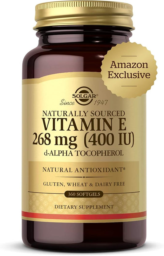 Solgar Vitamin E 268 mg (400 360 Alpha 360 Servings