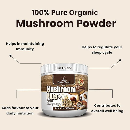 Pure Mushroom Plus 11 in 1 60 Servings