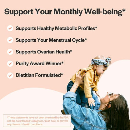 Wholesome Story Inositol Supplement | Myo Inositol & D-Chiro Inositol 2050mg | Hormonal Balance & Ovarian Support | 30 Day Supply