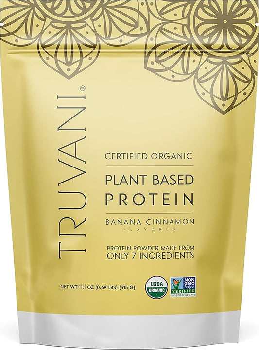 Truvani Vegan Pea Protein Powder 20g Organic 10 Servings