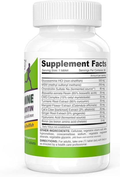 DEVA Vegan Glucosamine MSM & Chondroitin 90 Tablets 2)