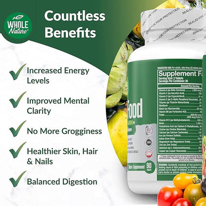 Whole Food Multivitamin for Men and (3)