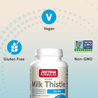 Jarrow Formulas Milk Thistle 150 mg 100 Servings 12