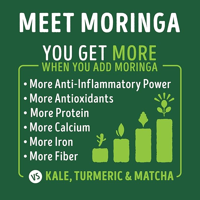 Kuli Kuli Moringa Powder Energy Bars 1.6 Ounce 6 Pack