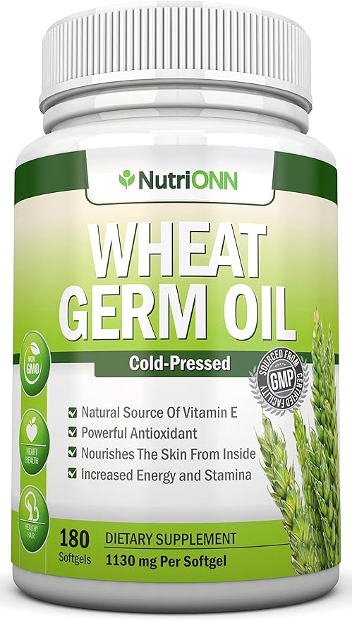 Wheat Germ Oil – 1130mg – 180 Softgels