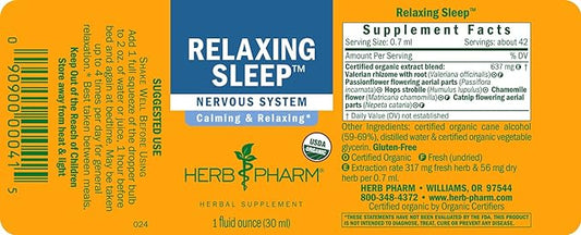 Herb Pharm Relaxing Sleep Herbal Formula 1 Ounce