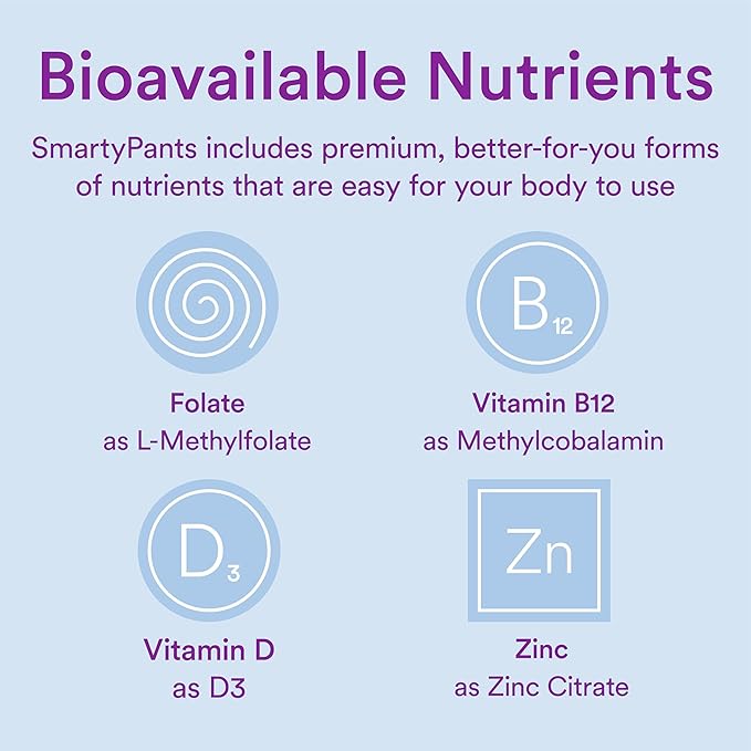 SmartyPants Fiber Supplement & Multivitamin D3, C, B12, B6, B6, Vitamin 3 Fish 180 Count (30 Day