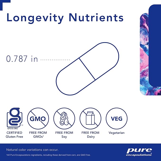 Pure Encapsulations Longevity Nutrients 120 Capsules
