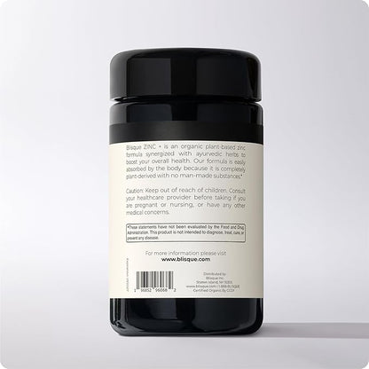 Blisque – Organic Zinc Supplement Sourced 60 Grams
