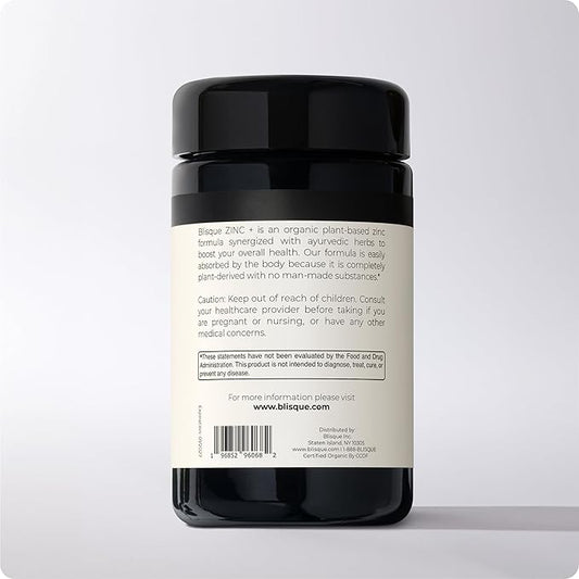 Blisque – Organic Zinc Supplement Sourced 60 Grams
