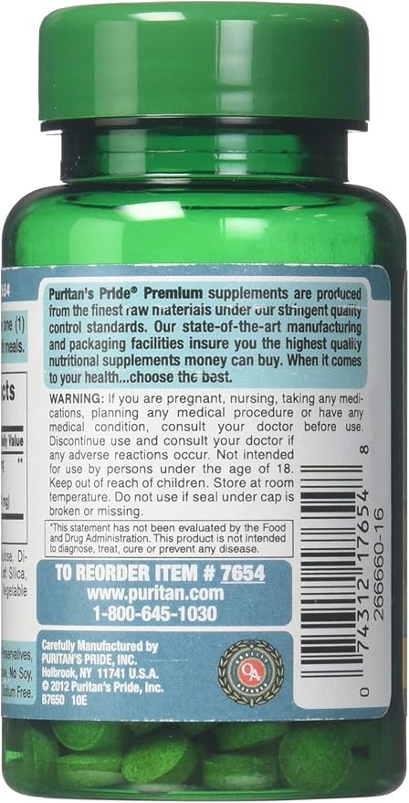 Puritan's Pride Ginkgo Biloba Standardized Extract 60 mg 120 Count 3)