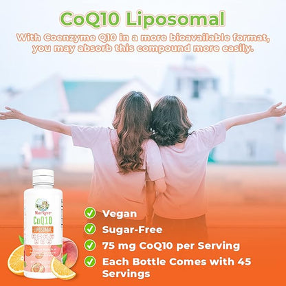 MaryRuth Organics Liquid Vitamin Q10 Heart 7.6 Fl 45 Servings