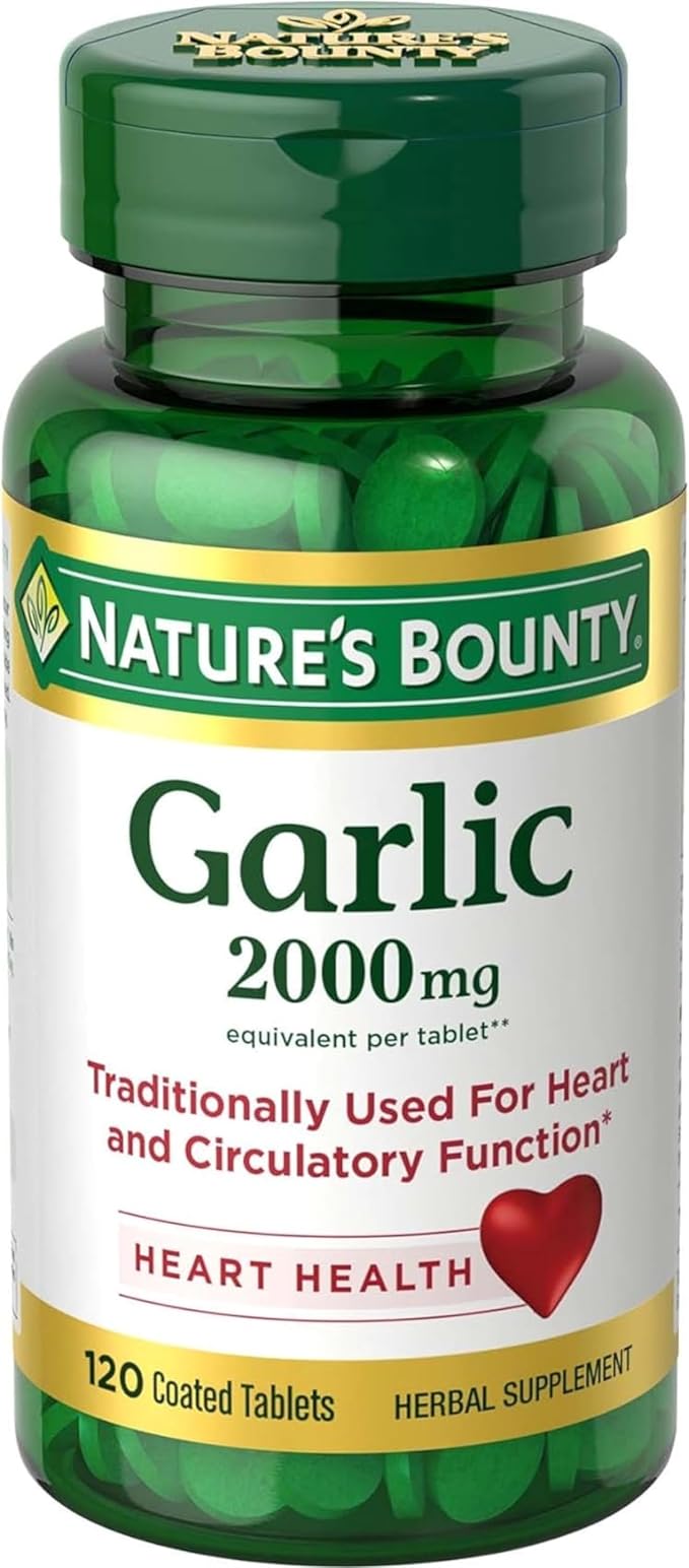 Nature's Bounty Garlic 2000mg, Tablets 120 3)