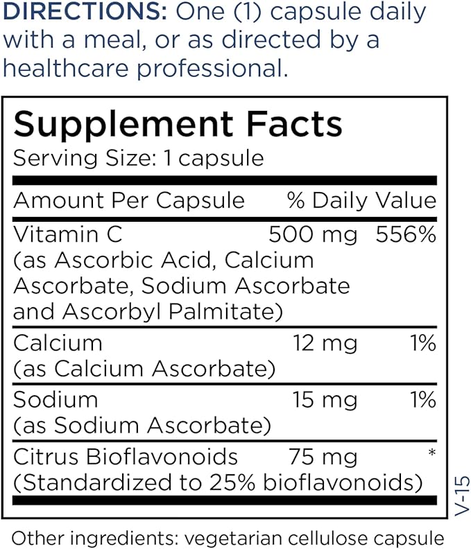 Metabolic Maintenance Buffered Vitamin C 500 (90 Capsules)