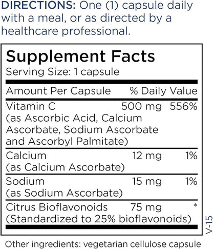 Metabolic Maintenance Buffered Vitamin C 500 (90 Capsules)