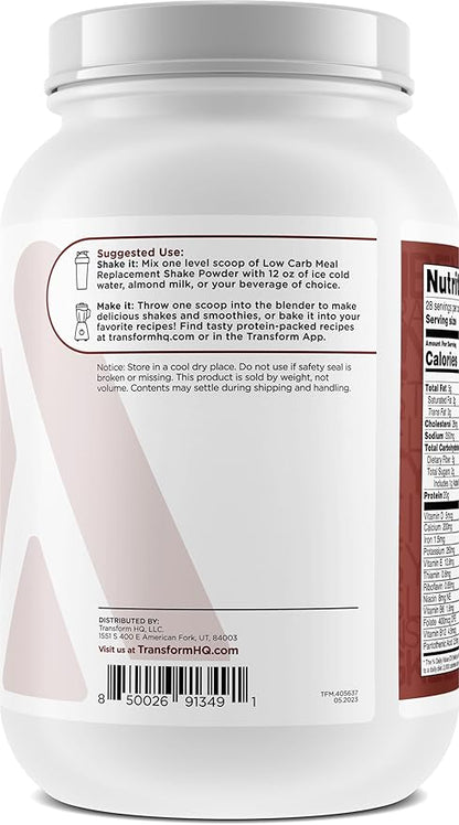 TransformHQ Meal Replacement Shake Powder 28