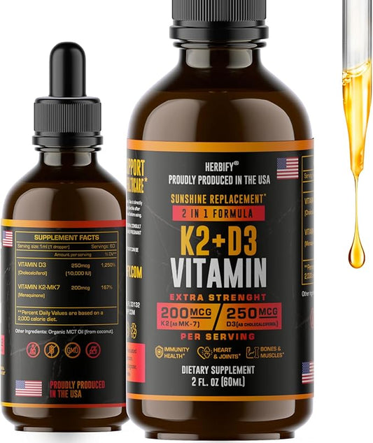 Vitamin D3 K2 Drops – Liquid D3 K2 K2 Mt D3 10000 10000 Iu K2 Drops 2 oz