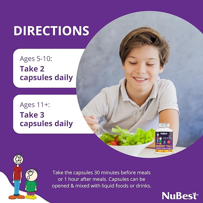 NuBest Tall - Powerful Growth Formula (5+) and 12)