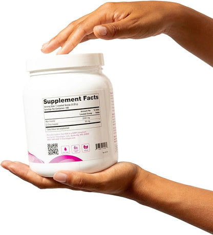 Theralogix Ovasitol Inositol Powder - 90-Day Supply - Myo-Inositol & D-Chiro Inositol for Hormone Balance & Ovarian Function Support* - NSF Certified - 400 g (180 Servings)