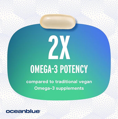 Oceanblue Professional Vegan Omega-3 1300-60 Count 30 Servings