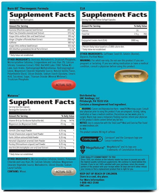 GNC Total Lean Total Lean Burn & Define VitaPak | 30 Servings